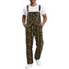 LONGBIDA Camo Overalls for Men Loose Fit Camouflage Jean Coveralls