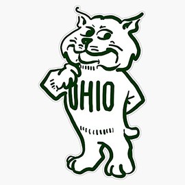 Rufus The Bobcat Bumper Sticker Window Vinyl Decal 5"