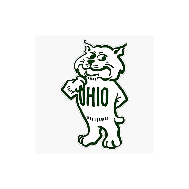 Rufus The Bobcat Bumper Sticker Window Vinyl Decal 5"