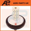 LED Rotating Flashing Amber Beacon Flexible DIN Pole Mount Tractor