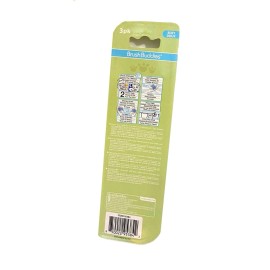Brushbuddies Soft Toothbrushes Dino Dinosaurs 3 Count Pack -