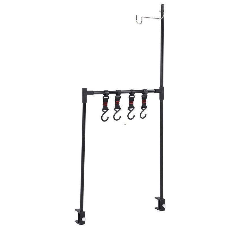 Folding Camping Shelf Desktop Storage Stand Rack Hanging Organizer with
