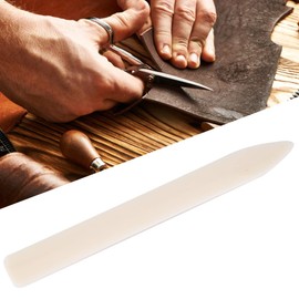 5Pcs Leather Craft Folder, Crafts Scoring Folding Creasing Paper Crafting Scrapbooking Tool Genuine Bone Folder Smooth Paper Creaser Scoring Creasing Folding Tool (Long Style)