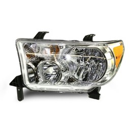 Make Auto Parts Manufacturing Premium Left Side Composite Headlight Head Lamp Assembly Clear Lens For Toyota Tundra 2007 2008 2009 2010 2011 2012 2013 - TO2502171