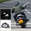 KACEPAR Motorcycle Side Mount LED Tail Light License Plate Holder