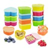 YUUTIAL Pack of 15 Small Containers with Lids, Plastic, Storage