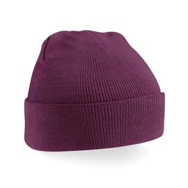 Beechfield B45 Original Cuffed Beanie - Plum - One Size