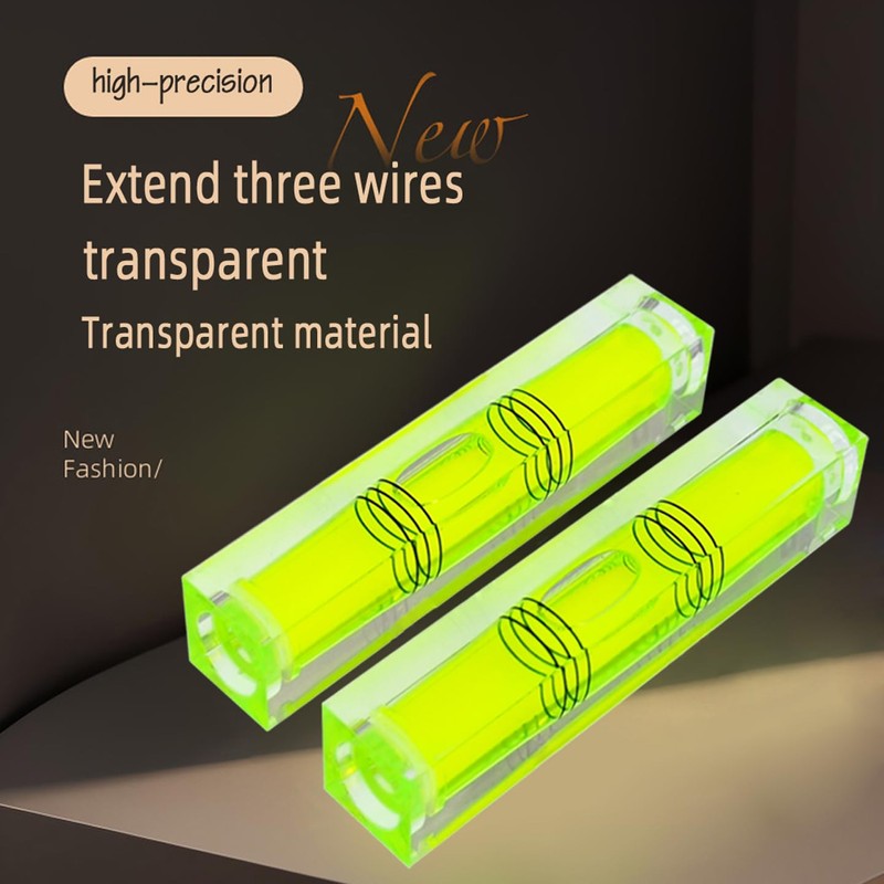 High precision mini bubble, double line small level bubble, three