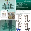 Jovware Bronze Shower Caddy - 4 Pack Open Shelf Hooks