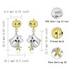 925 Sterling Silver Halloween Earrings Cute Pumpkin Ghost Stud Earrings