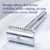 King C. Gillette Double-Edge Safety Razor blades for better control,