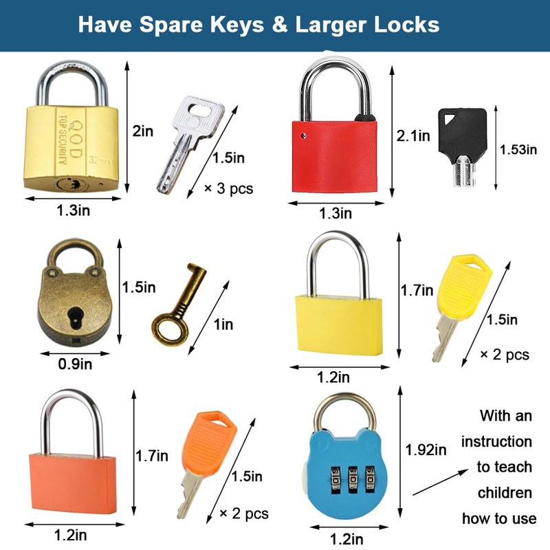 Montessori Lock and Key Toy Set for Toddlers, Educational STEM