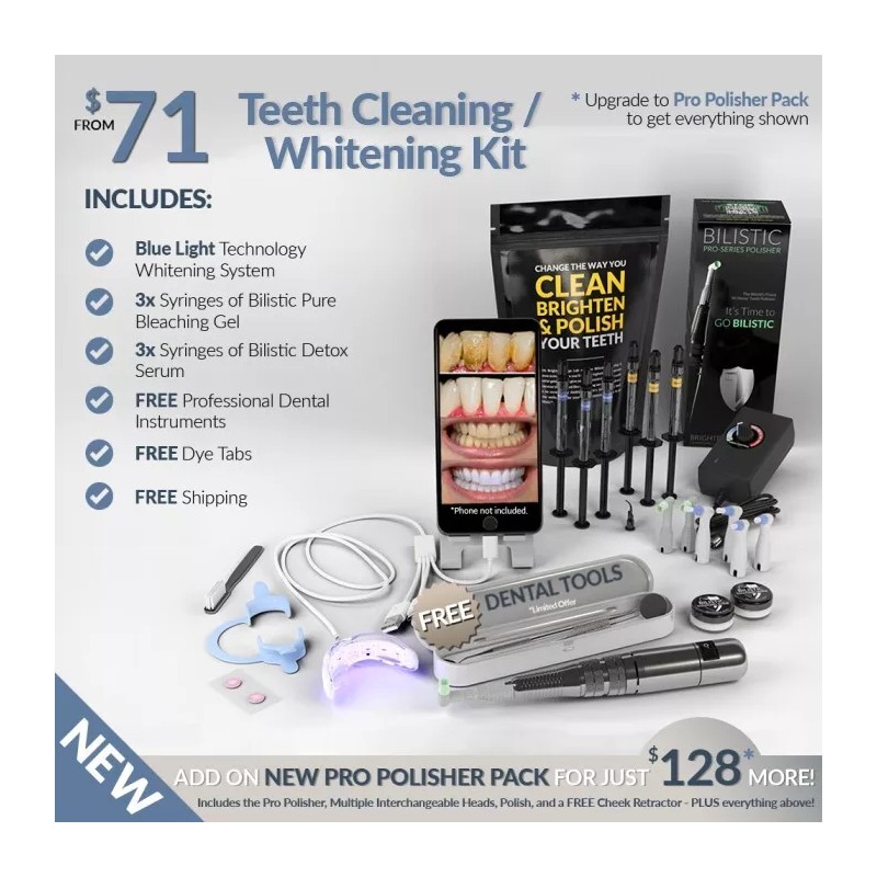 Brighter Image Lab Teeth Cleaning / Whitening Kit