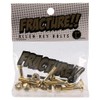 Fracture 1" Skateboard Skate Hardware Allen Bolts - Gold