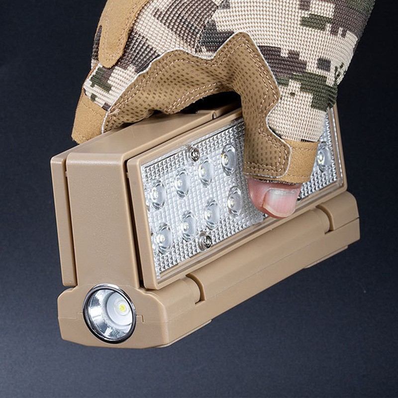 Foldable Solar Camping Light Type C 2200mAh IP66 Waterproof Solar