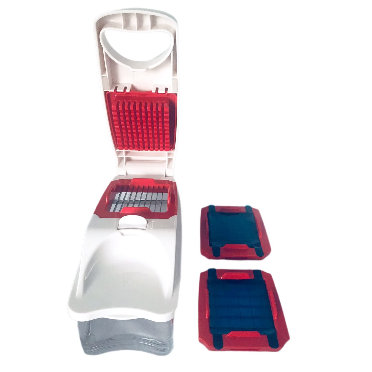 Tupperware Super Dicer Vegetable Cutter Fruit Cutter White Red Fruit ...