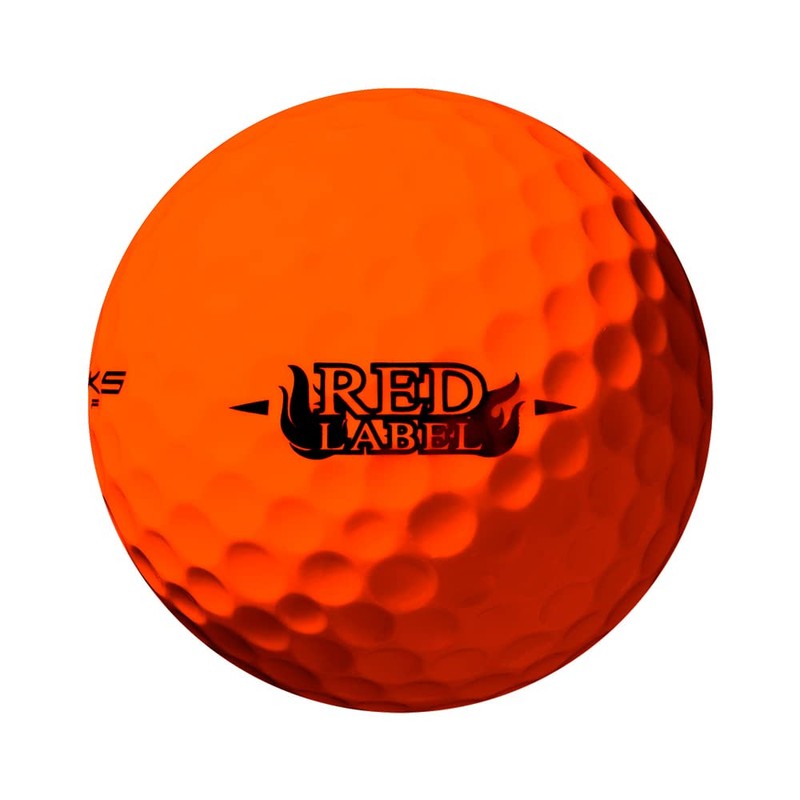 Works Golf Golf Ball Tosho Red Label Pole Orange 2023