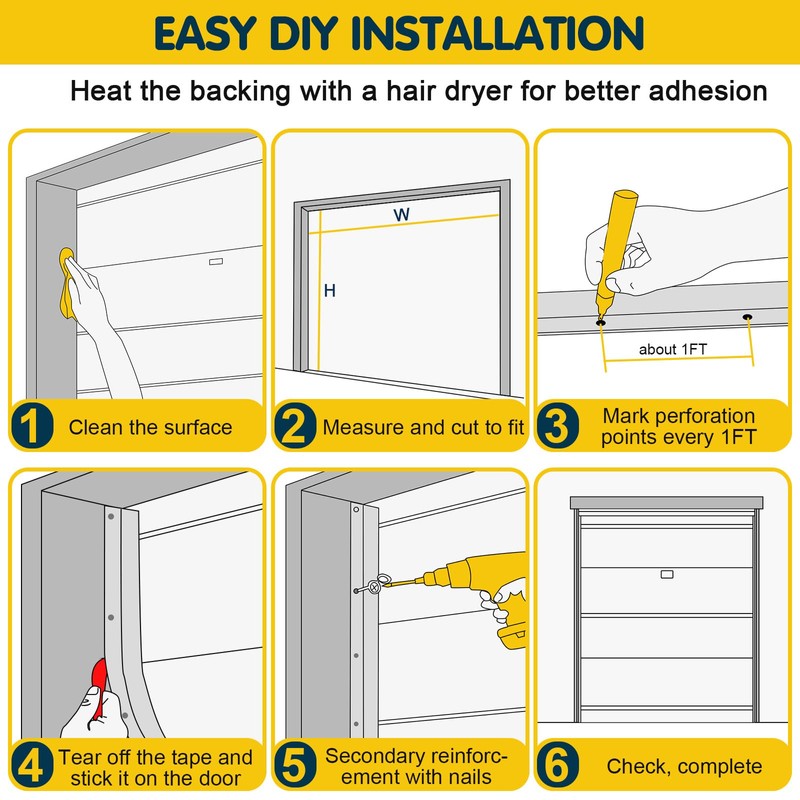 Garage Door Seal Top and Sides - 36 FT TPE