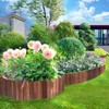 LINSHRY Wood Garden Edging, 7.9 in H x 3.9 ft