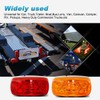 Partsam 14x Trailer RV Marker LED Light Double Bullseye 10