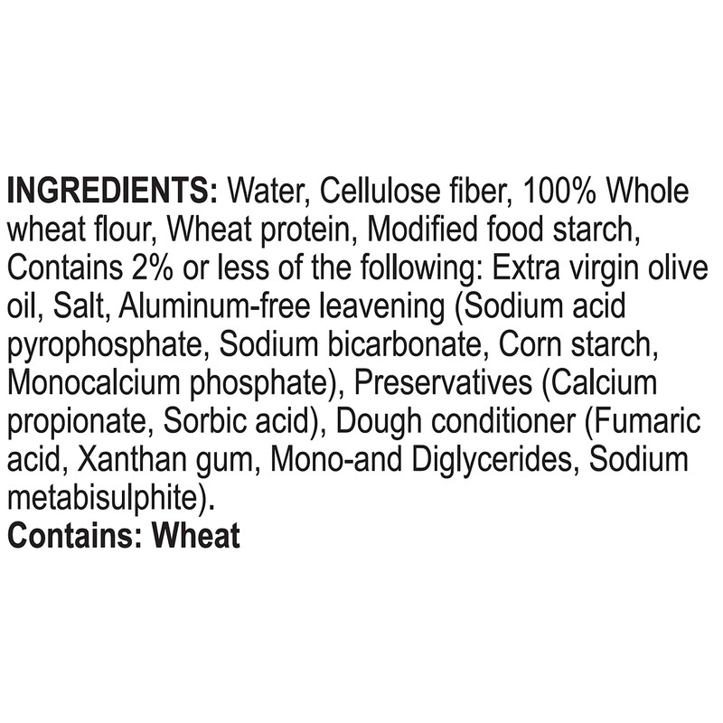 La Banderita Carb Counter | Whole Wheat Flour Tortillas |