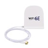 Bingfu WiFi 6E Antenna Tri-Band 2.4GHz 5GHz 6GHz MIMO RP-SMA