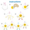 Baker Ross FN397 Fried Egg Mix & Match Decoration Kits
