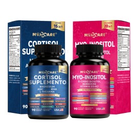 20 In1 Inositol Y 15 In 1 Cortisol Bajar El Cortisol 180cps Sin Sabor                                                                                 