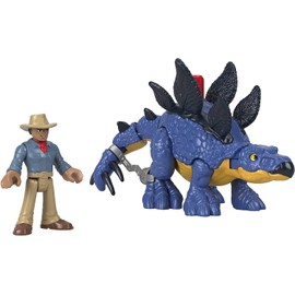 Fisher-Price New Fisher Price Imaginext Jurassic World Dominion Stegosaurus Dinosaur Dr Grant