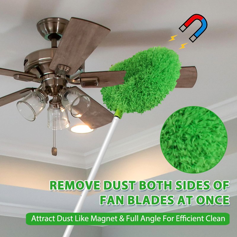 Ceiling Fan Cleaner Duster High Ceiling Extended Fan Blade Cleaner