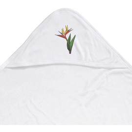 Azeeda 'Bird Of Paradise Flower' Baby Hooded Towel (HT00021129)