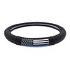 Elektroplate Police Thin Blue Line Premium Steering Wheel Cover -