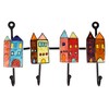 Gall&Zick Wall Hook Colourful Set Ceramic Hand Painted Hand Painted