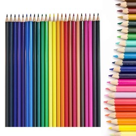 Miionwii 24 Colouring Pencils, Assorted Colouring Pencils with a Wide Colour Range, Artist Drawing Tools for Drawing, Sketching and Dooding