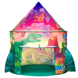 JOYIN Dinosaur Play Tent for Kids, Pop Up Play Tent for Boys & Girls, Kids Indoor Outdoor Dinosaur Playhouse Tent Set for Toddlers Birthday