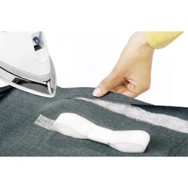 Maximex Iron-On Hemming Tape 18 mm x 10 m Pack of 1, Washable up to 60°C, Shorten Clothes without Sewing, Easy to Iron, Ideal for Patching Small Holes and Cracks