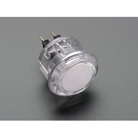 Adafruit Arcade Button 30 mm Translucent / Transparent