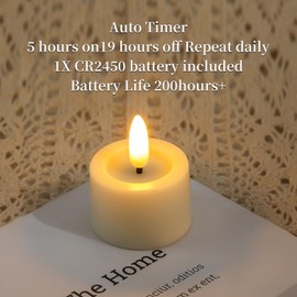 Simplelight4you Pack of 12 Flameless LED Tealights Candle, Battery Operated LED Tealights Candles for Party,Events,Wedding use (Soft White)