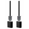Wall Mounted Silicone Toilet Brush for Bathroom Cleaning – Flat