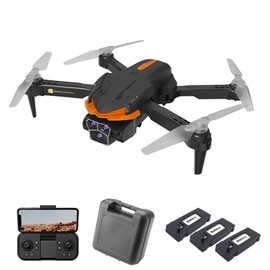 Drone with Camera, FPV Drones with Camera for Adults, Foldable Remote Control Quadcopter Helicopter Toys for Boys Girls, 360 Flips, 90° Adjustable Lens, 3 Batteries