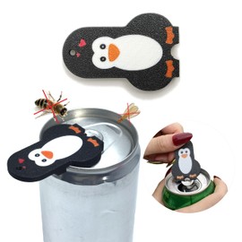 CTabPals Soda Can Tab Opener Mini Soda Can Cover Easy Tab Opener and Drink Protector Cute Beverage Barricade Soda Protector for Beer,Coke,Aluminum Cans at Party,BBQ, Beach(Penguin)