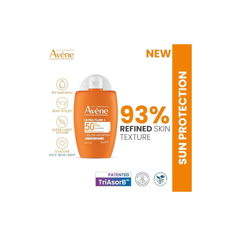 Avène Protector Solar Facial FPS 50+ Mat Perfect 50 ml,