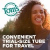 Tom's of Maine Fluoride-Free Antiplaque & Whitening Toothpaste, Travel Size,