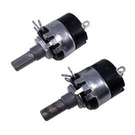 2pcs 100K ohm B100K Linear Potentiometer ON/Off Switch WH137-2 RV137-2