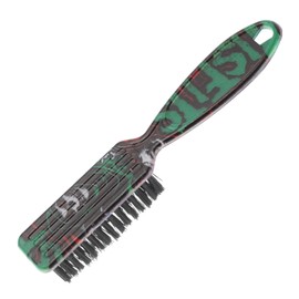 Baluue Retro Oil Head Brush Beard Brush Men Hair Brush Boar Facial Hairbrush Shaping Styling Grooming Bristle Barber Hair Supple Hair Barber Oil Head Hard Wave Brush Nylon