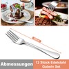 HaWare Stainless Steel Table Forks Set of 12, 20 cm