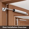 Automatic Door Closer for Home and Office – 90° Positioning