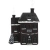 Haunted Black & White Holiday House Incense Cone Burner -