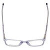 Calabria Vivid Designer Reading Eye Glasses 912 Glossy Crystal Clear-Transparent