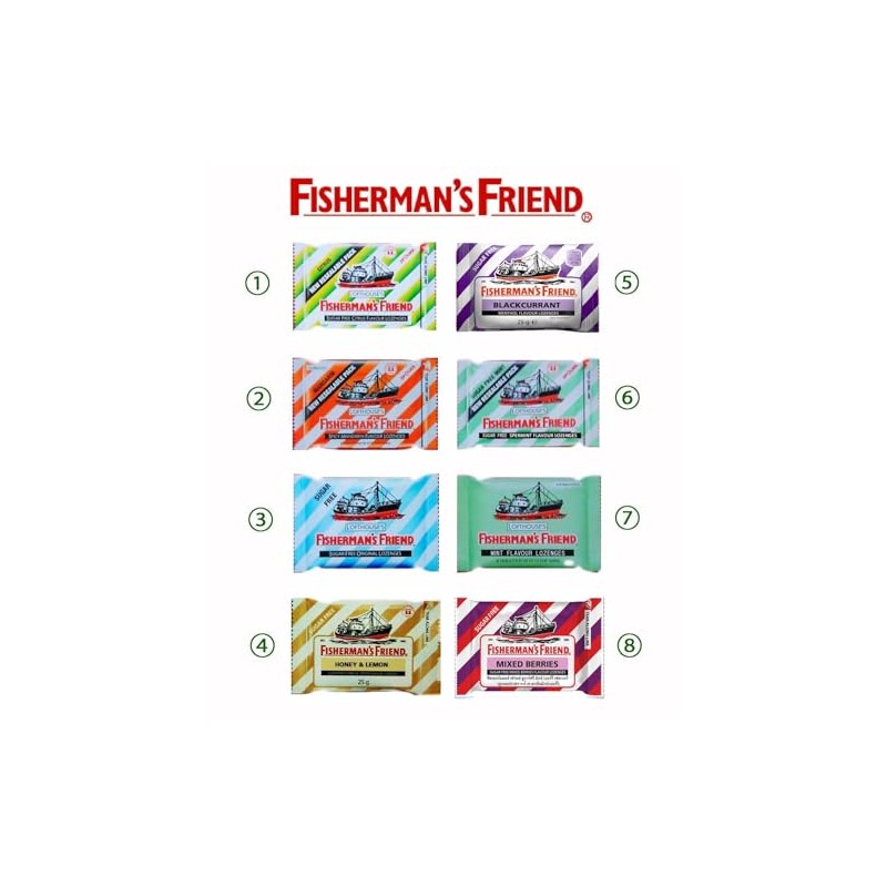 FISHERMAN'S FRIEND (8. Mixed Berry (Sugar Free)